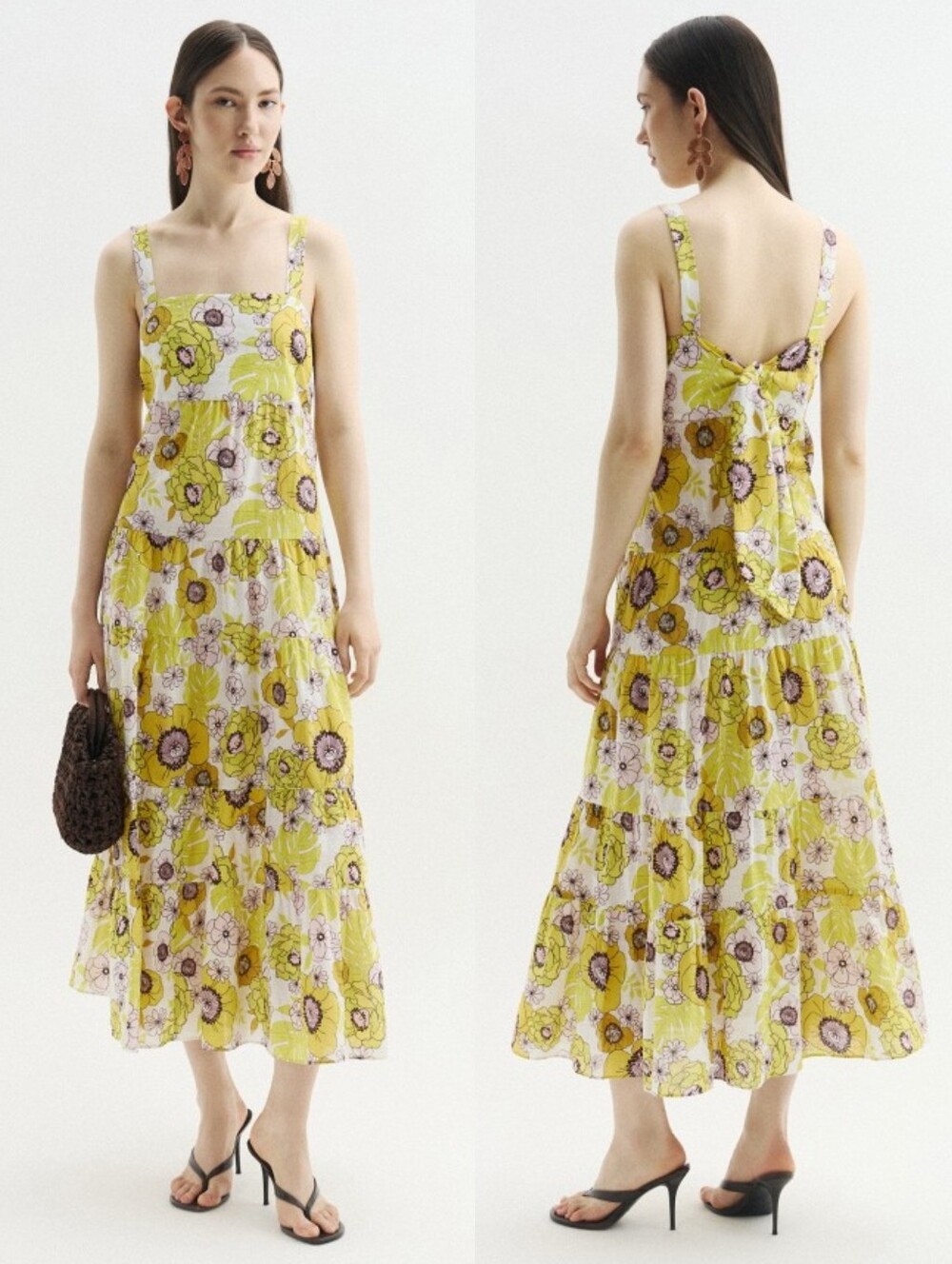 EUC Seafolly Summer Of Love Maxi Dress in Wild Lime